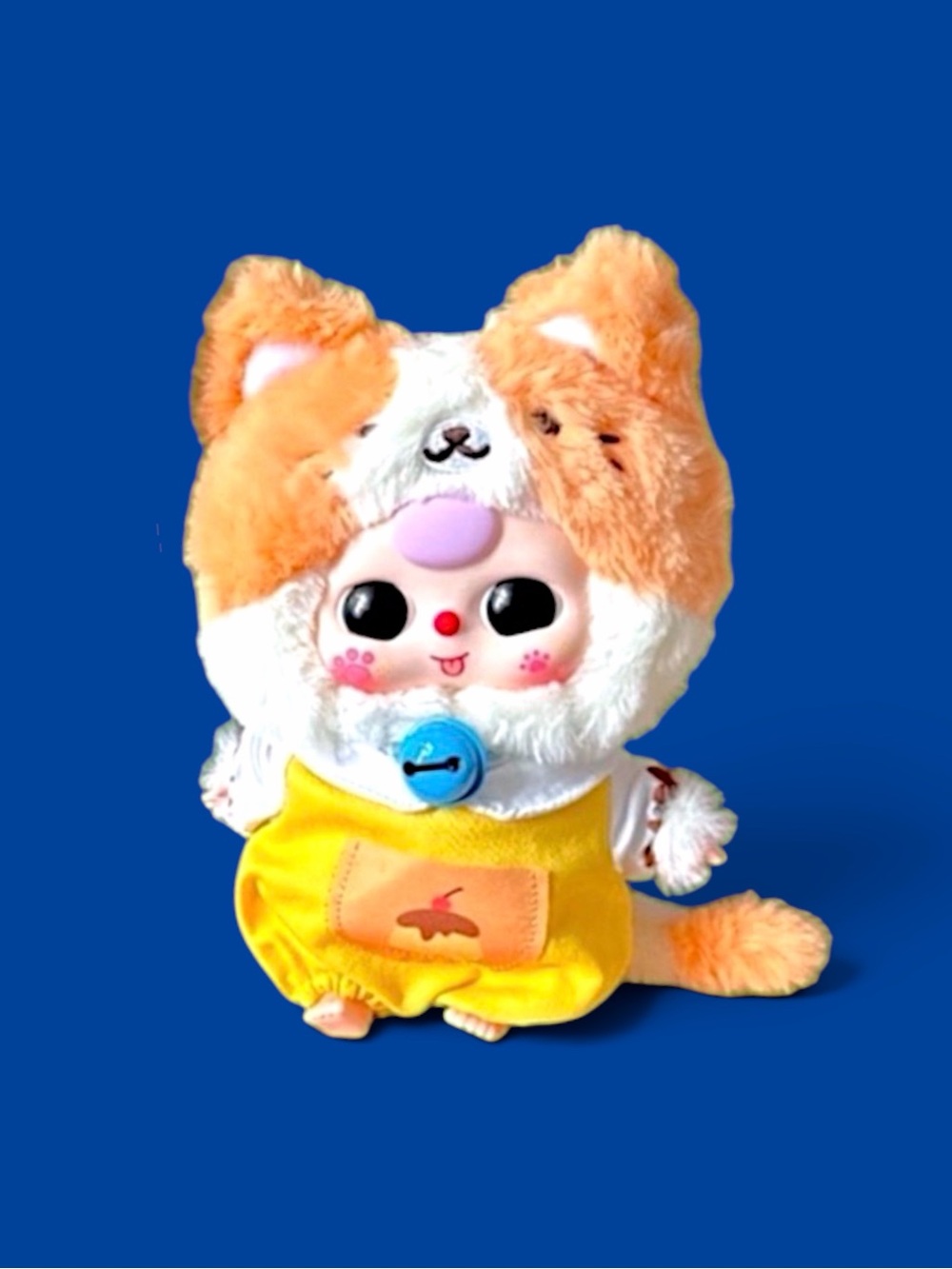 Baby Three Kitten Wardrobe Plush Pendant